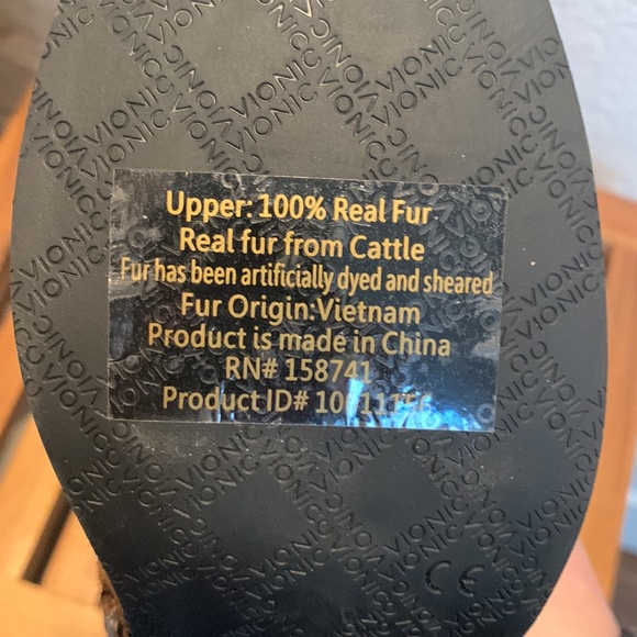 Vionic Clara Leopard Print Booties Size 6.5 - Picture 7 of 7